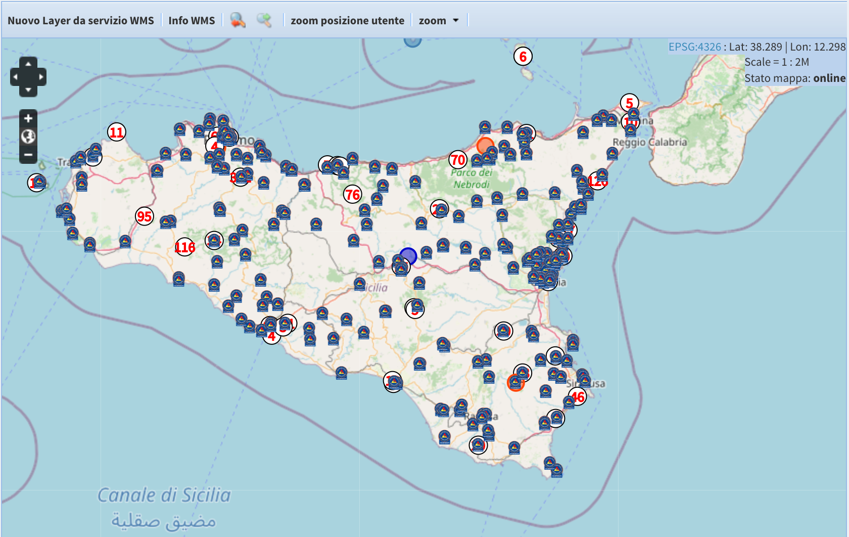 EMERGENZA INCENDI. Sono 31 i fronti di fuoco attivi in questo momento in Sicilia. 350 volontari impegnati. 