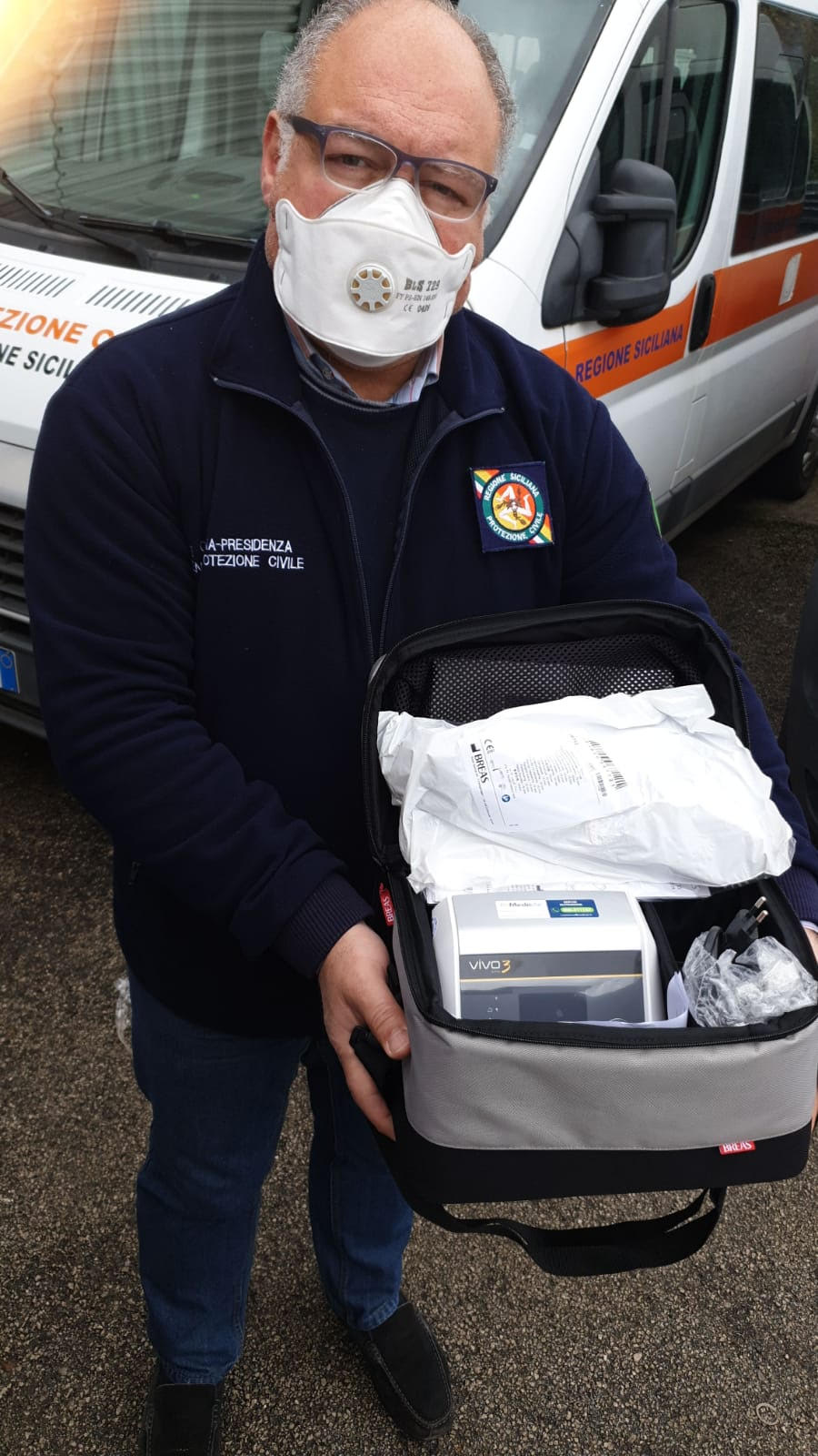 L'associazione Italiana Celiachia dona al DRPC un Ventilatore polmonare