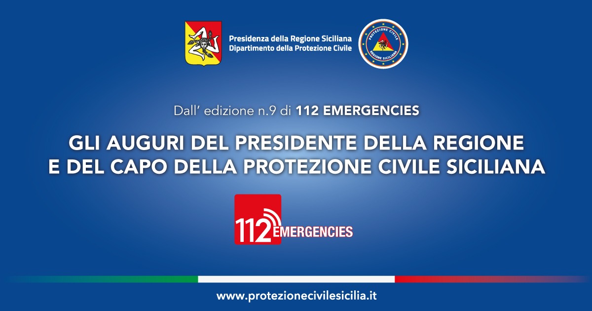 Gli auguri del Presidente della Regione e del capo della Protezione Civile Siciliana