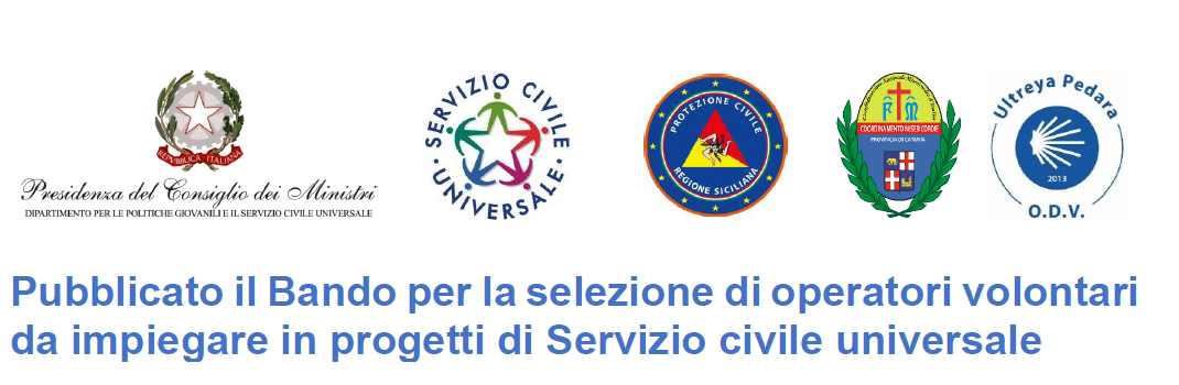 Servizio Civile Universale: pubblicato il bando per la selezione di 36 operatori volontari, settore Protezione Civile