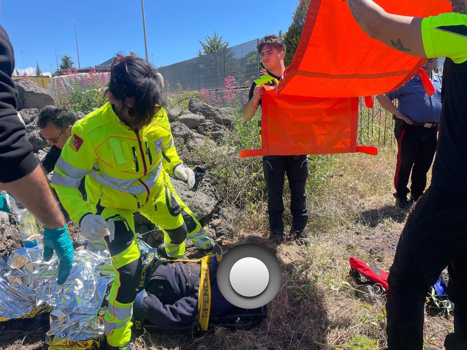 Ritrovata viva la persona scomparsa a Bronte. I complimenti del DG della Protezione Civile siciliana Salvo Cocina. 