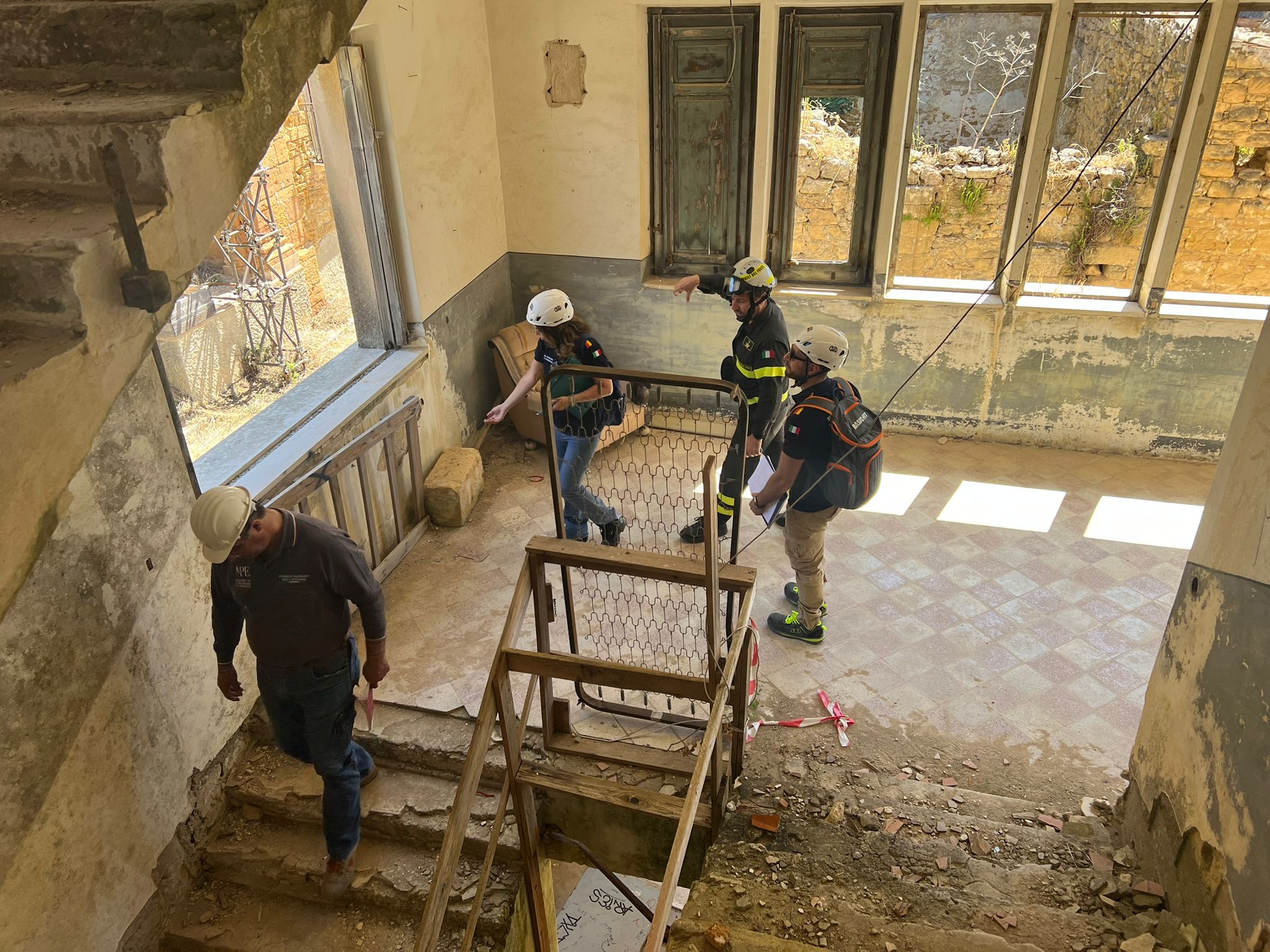 Esercitazione EXE AeDES Sicilia Occidentale: la Valle del Belìce laboratorio formativo per agibilitatori della protezione civile. 