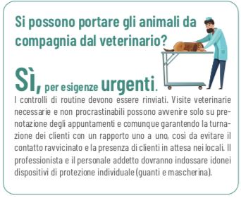  Circolare n. 10: cura degli animali, consegne a domicilio, trasporto mezzi navali. Tutti i chiarimenti